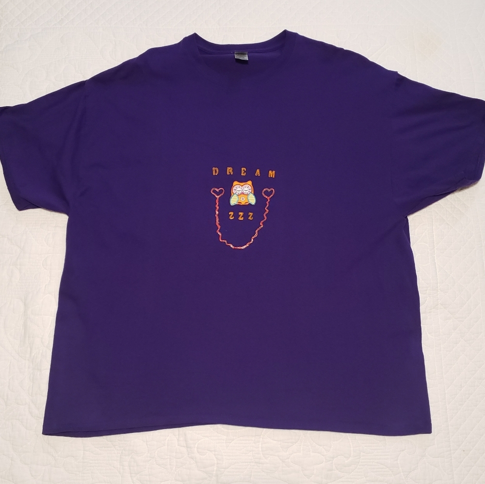 Owl Patch Dream/ZZZ DIY T-shirt